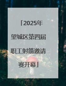 2025年望城区第四届职工射箭邀请赛开幕